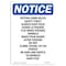 Signmission OSHA Notice Sign, Petting Farm Rules Safety First!, 18in X 12in Decal, 12" W, 18" L, Portrait OS-NS-D-1218-V-17255 - alternate 1
